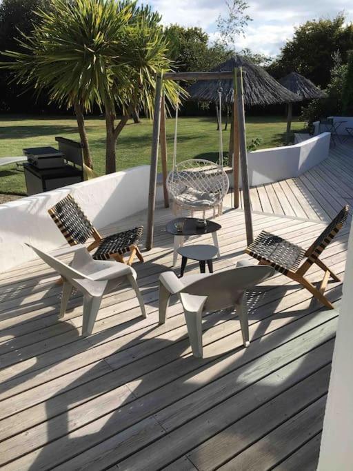 Chambre D Hotes Les Trois Chateaux Piscine Interieure Chauffee Notre-Dame-de-Riez 外观 照片